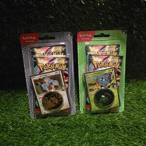 Pokemon TCG Mega Evolution Tangela and Komala Promo Card Packs with Coin